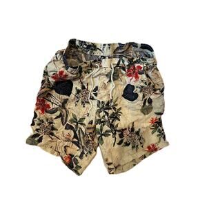 Joyaan Terry Cloth Casual Tropical Shorts Mens XL 6" Inseam